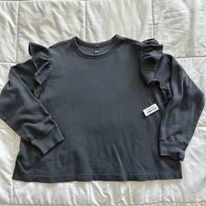 Dark gray Old Navy crop sweater